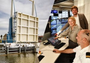 Eerste brug van het wintervaarseizoen geopend door gedeputeerde Avine Fokkens-Kelder