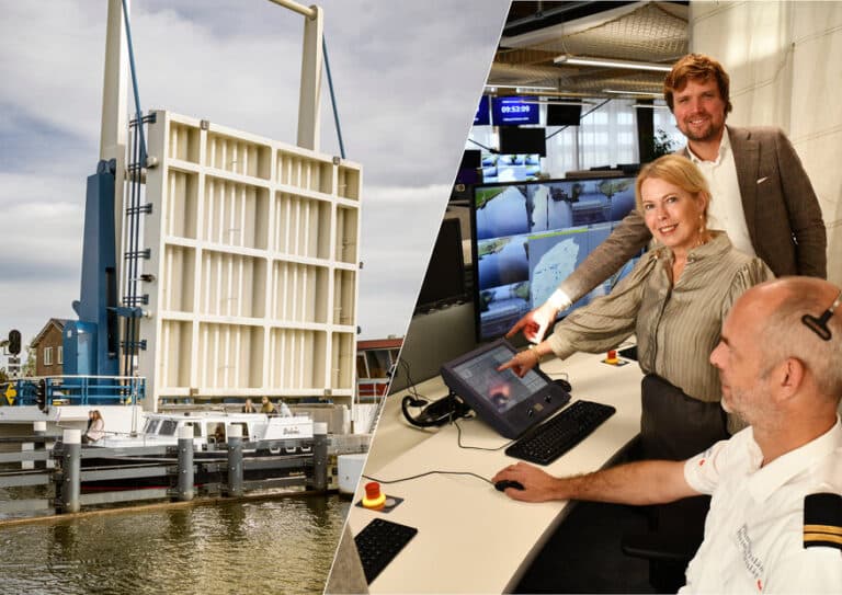 Eerste brug van het wintervaarseizoen geopend door gedeputeerde Avine Fokkens-Kelder