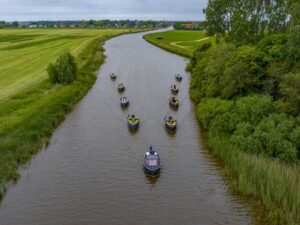 Unicum: Negen 3D geprinte schepen op een rij