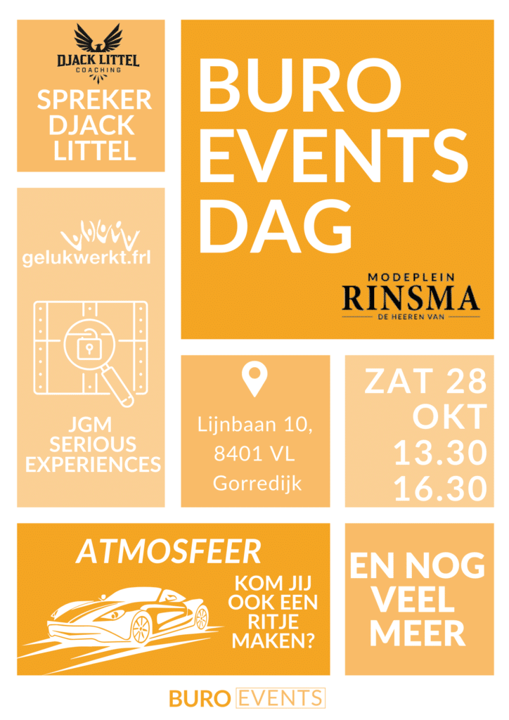 Buro Events Dag bij De Heeren van Rinsma op zaterdag 28 oktober