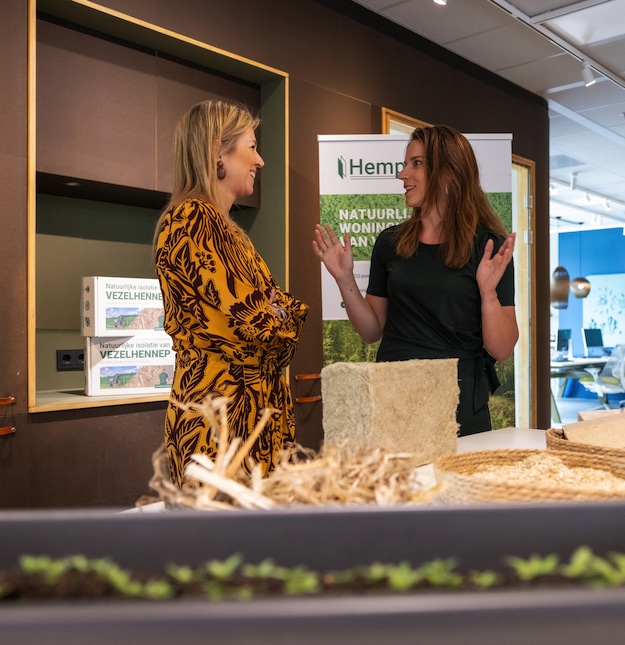 Koningin Máxima in gesprek met GreenInclusive over Friese natuurlijke waardeketen
