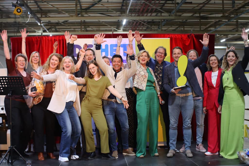 De drie finalisten van de Leeuwarder Ondernemersprijs de HET