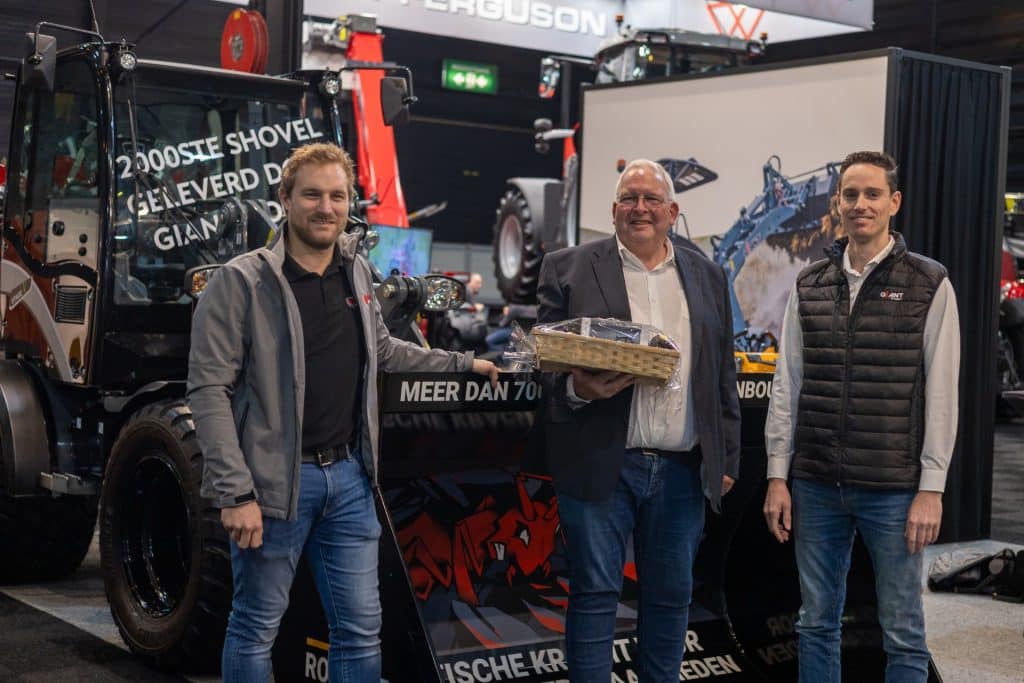 2000ste kniklader voor GIANT Noord